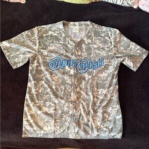 Corpus Christi Hooks x Success x Garret Guillemette #10 digital camo jersey XL